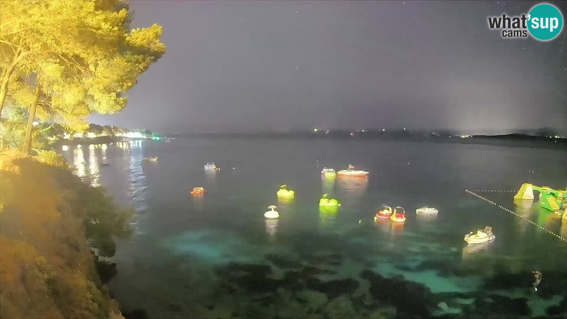 Webcam Potočine Beach Bol – Live View of Borak Beach, Brač Island