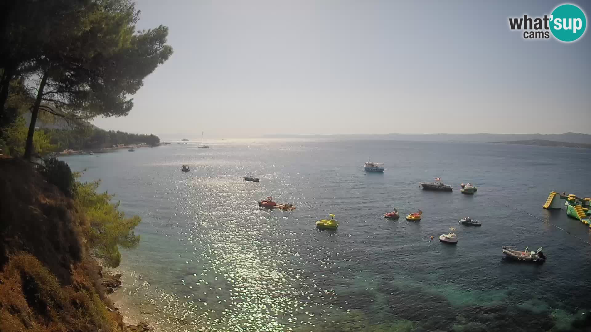 Webcam Playa Potočine Bol – Vista en vivo de Borak Beach, Isla de Brač
