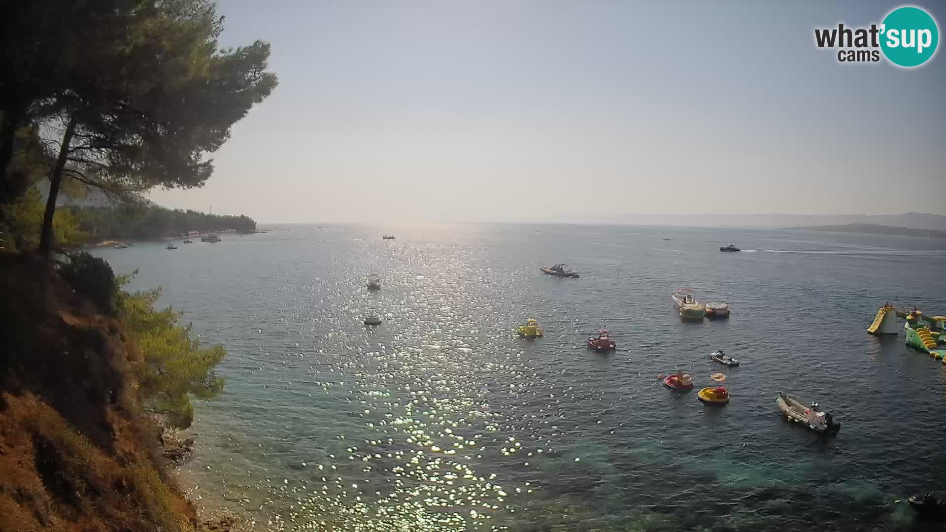 Webcam Potočine Beach Bol – Live View of Borak Beach, Brač Island