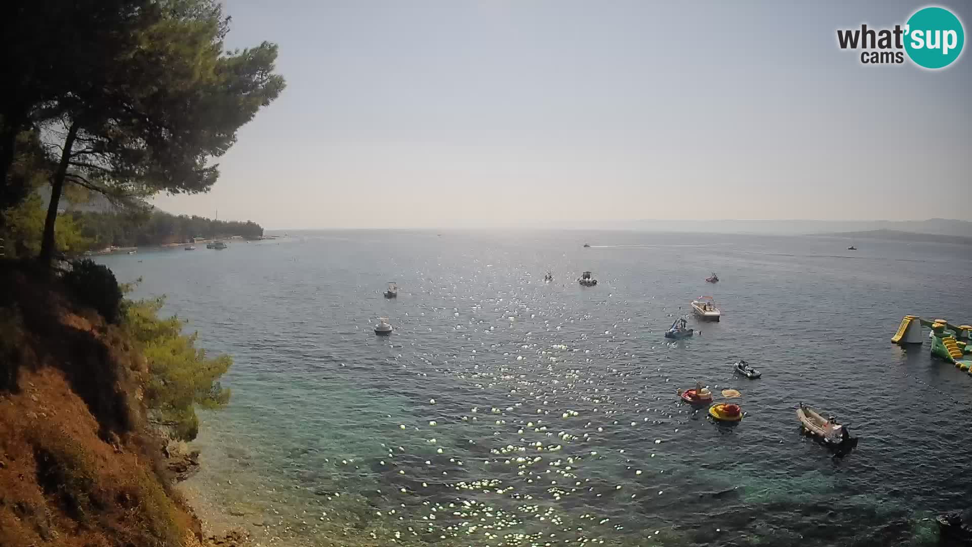 Webcam Strand Potočine Bol – Liveblick auf Borak Beach, Insel Brač