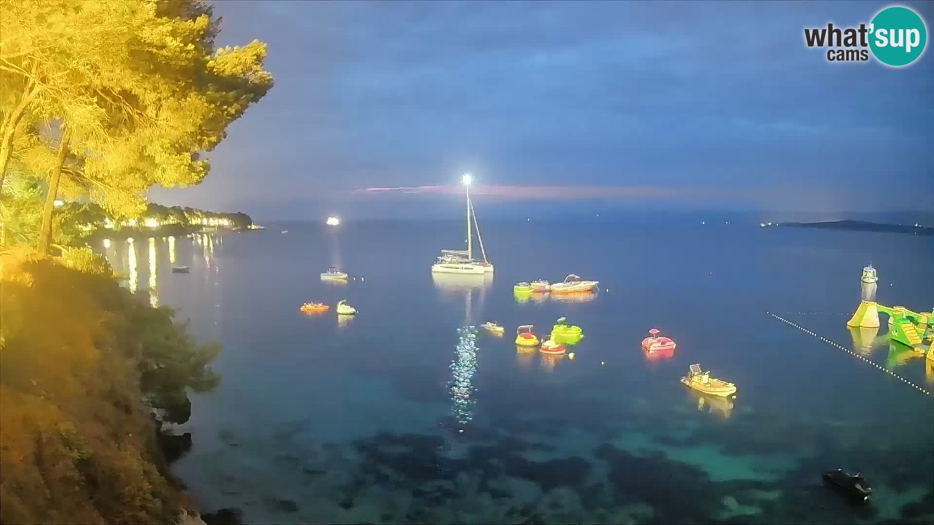 Webcam plage Potočine Bol – Vue en direct sur Borak Beach, île de Brač