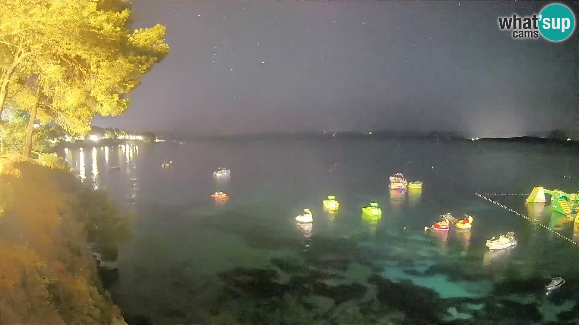 Webcam plage Potočine Bol – Vue en direct sur Borak Beach, île de Brač