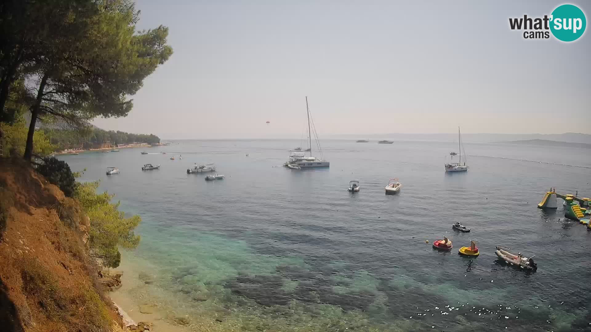 Webcam Potočine Beach Bol – Live View of Borak Beach, Brač Island