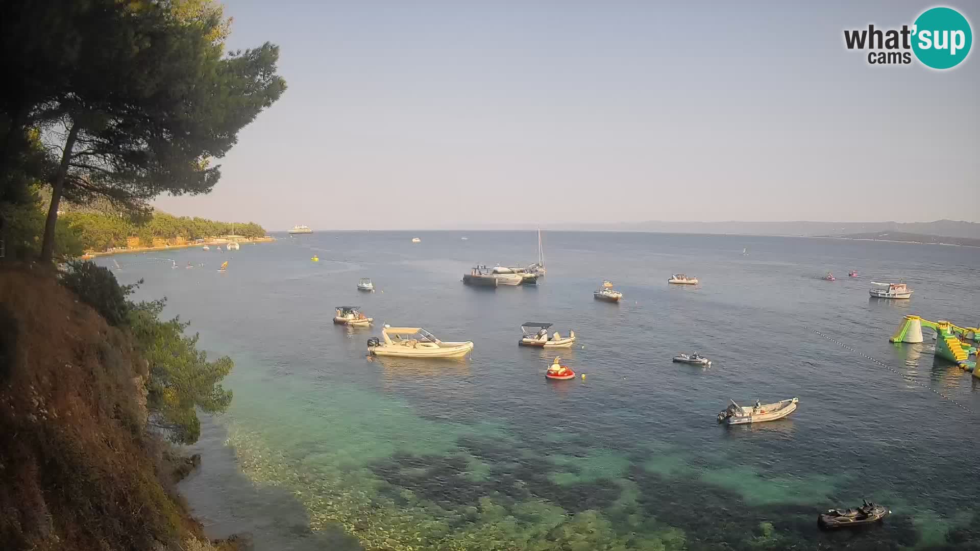 Webcam Strand Potočine Bol – Liveblick auf Borak Beach, Insel Brač