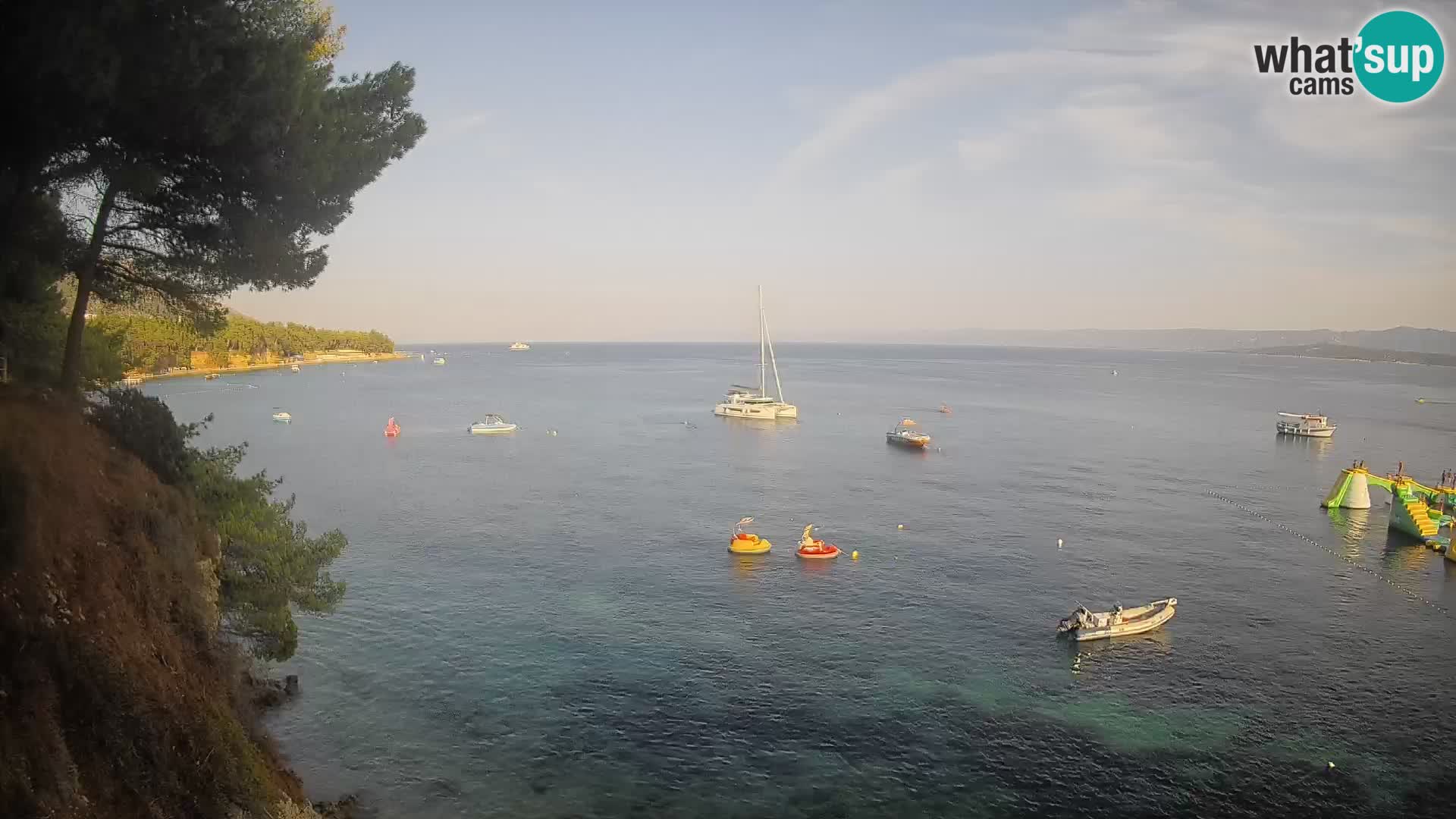 Webcam Potočine Beach Bol – Live View of Borak Beach, Brač Island