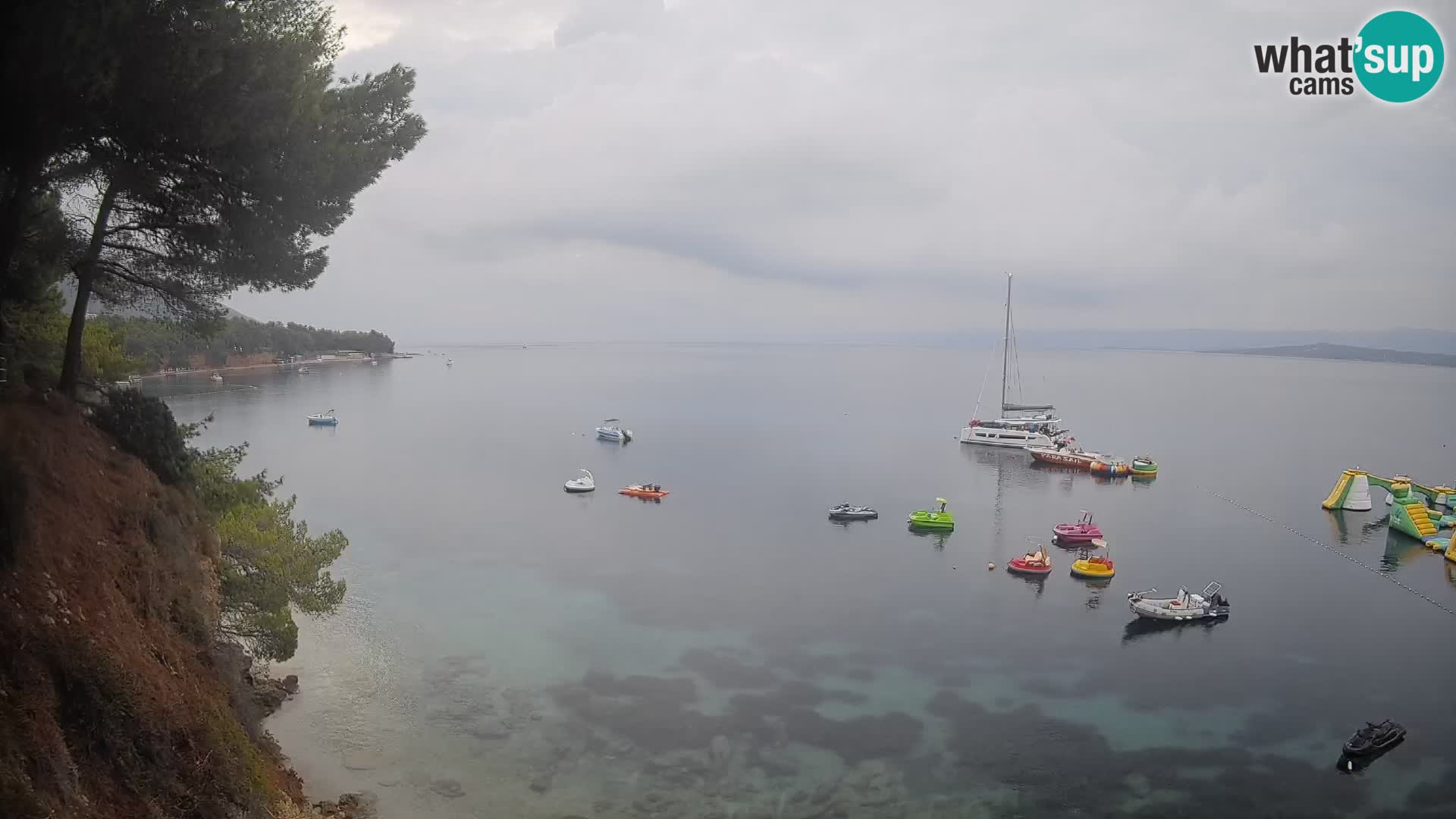 Webcam Strand Potočine Bol – Liveblick auf Borak Beach, Insel Brač