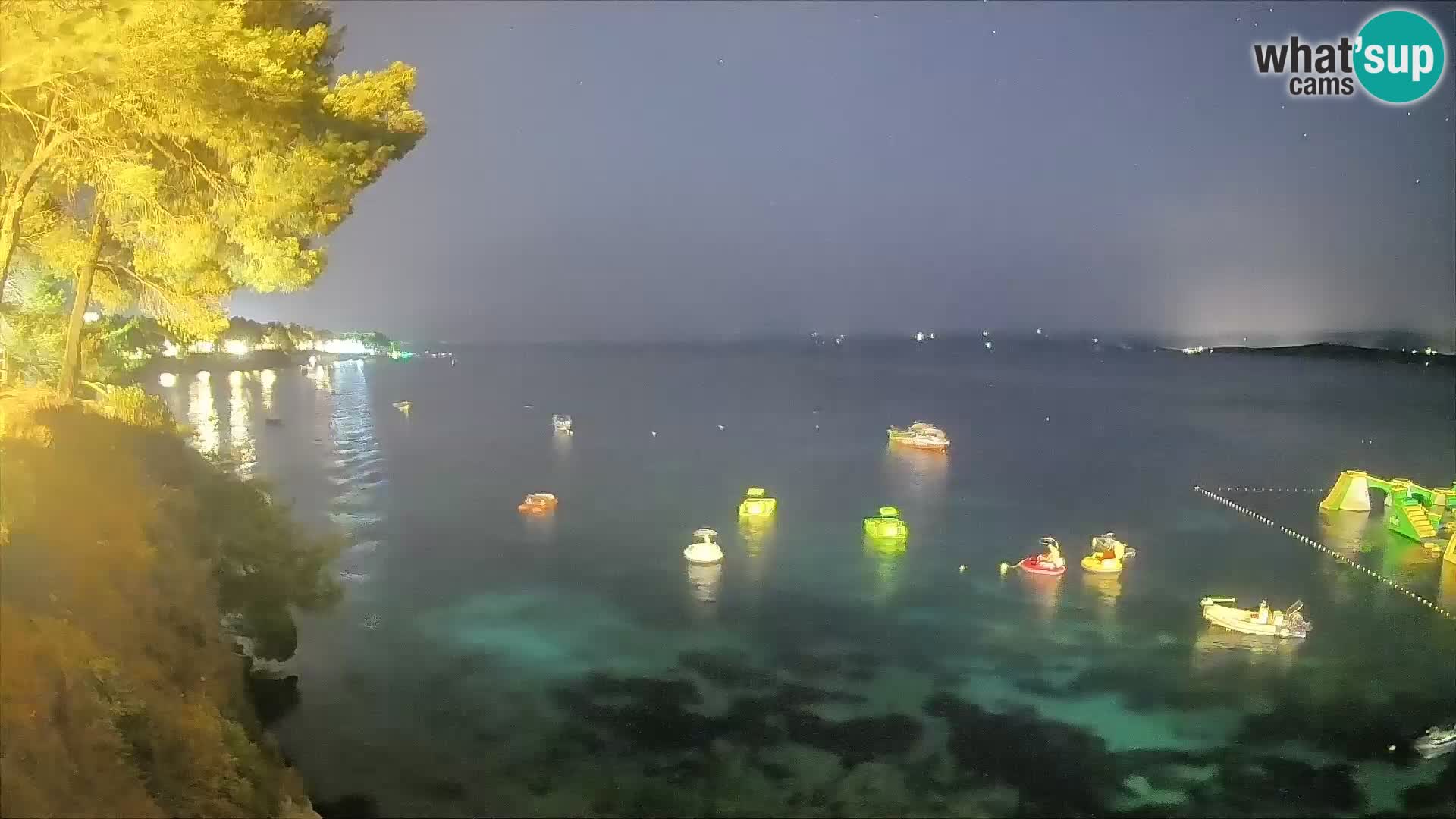 Webcam Potočine Beach Bol – Live View of Borak Beach, Brač Island