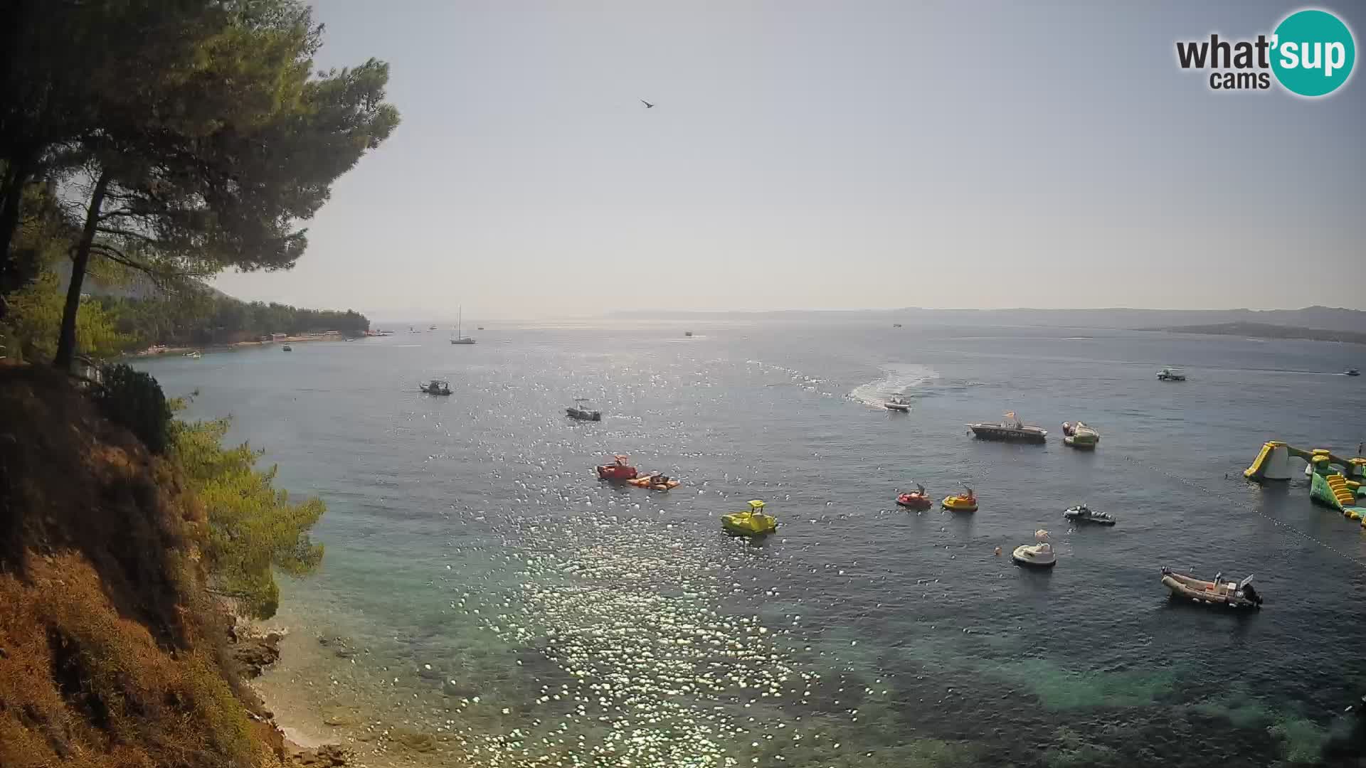 Webcam plage Potočine Bol – Vue en direct sur Borak Beach, île de Brač