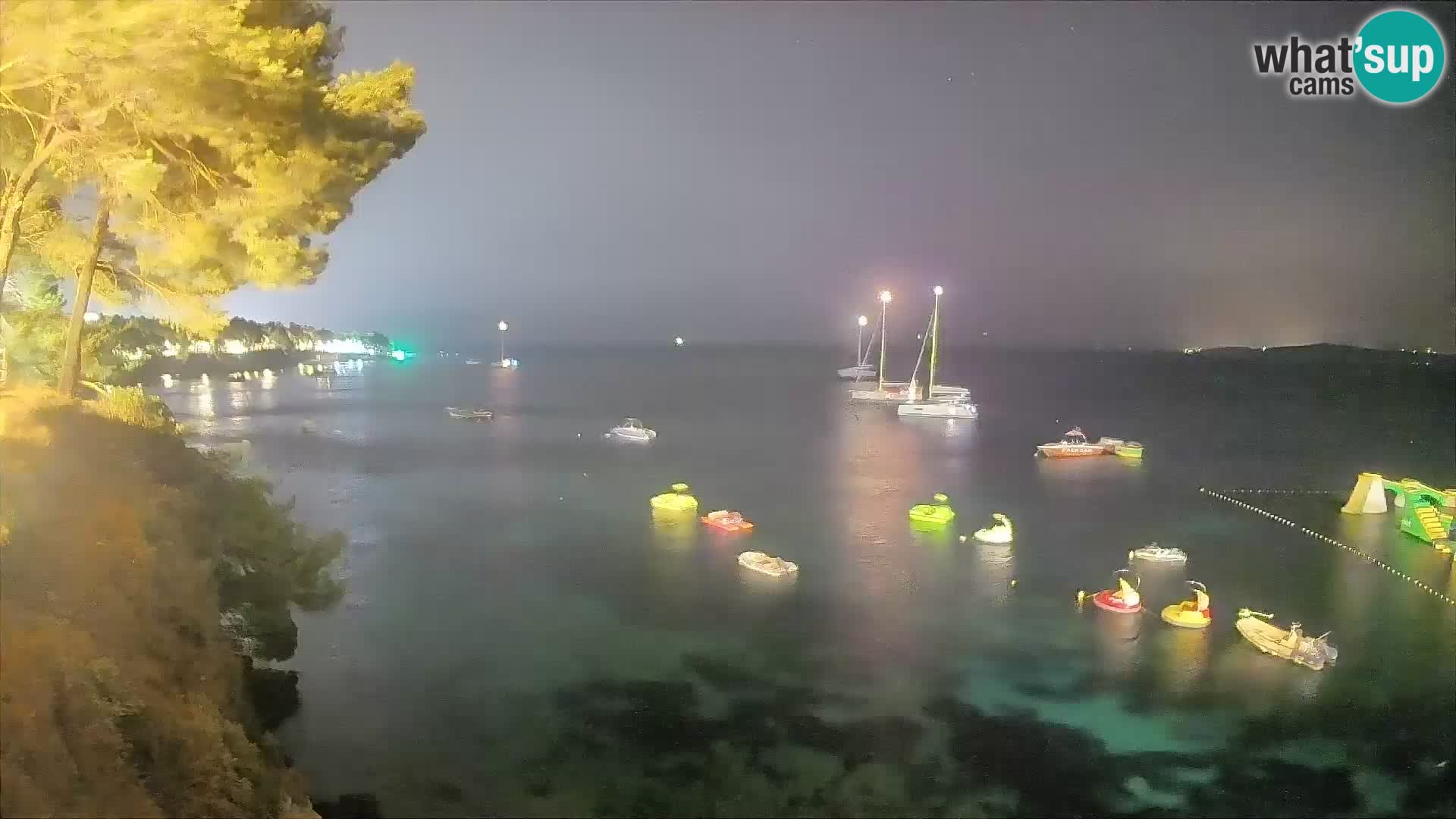 Webcam Potočine Beach Bol – Live View of Borak Beach, Brač Island