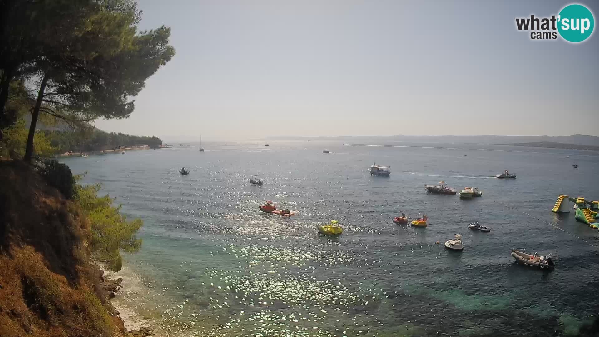 Webcam Potočine Beach Bol – Live View of Borak Beach, Brač Island