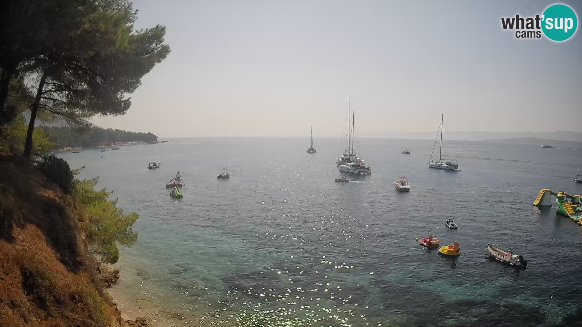Webcam Potočine Beach Bol – Live View of Borak Beach, Brač Island