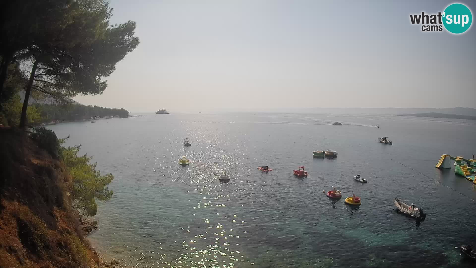 Webcam Potočine Beach Bol – Live View of Borak Beach, Brač Island