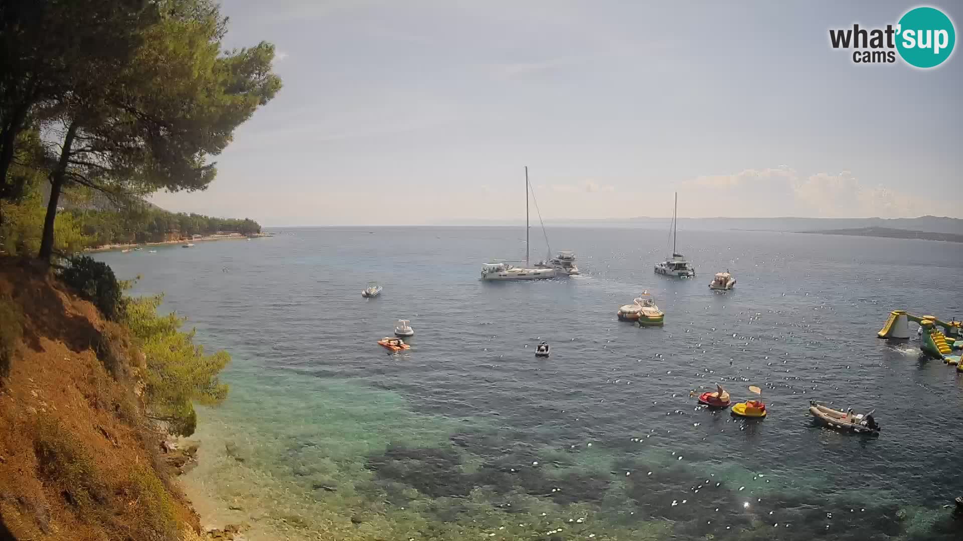 Webcam Potočine Beach Bol – Live View of Borak Beach, Brač Island