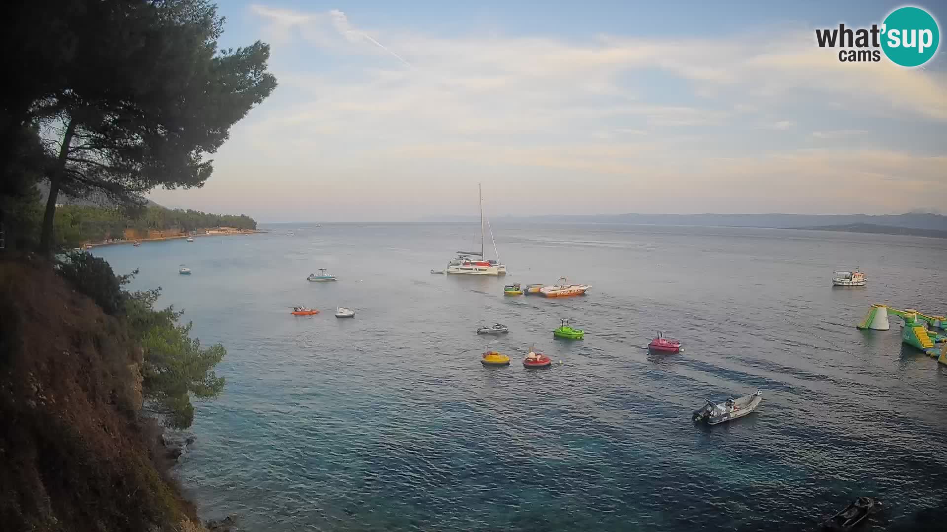 Webcam Playa Potočine Bol – Vista en vivo de Borak Beach, Isla de Brač