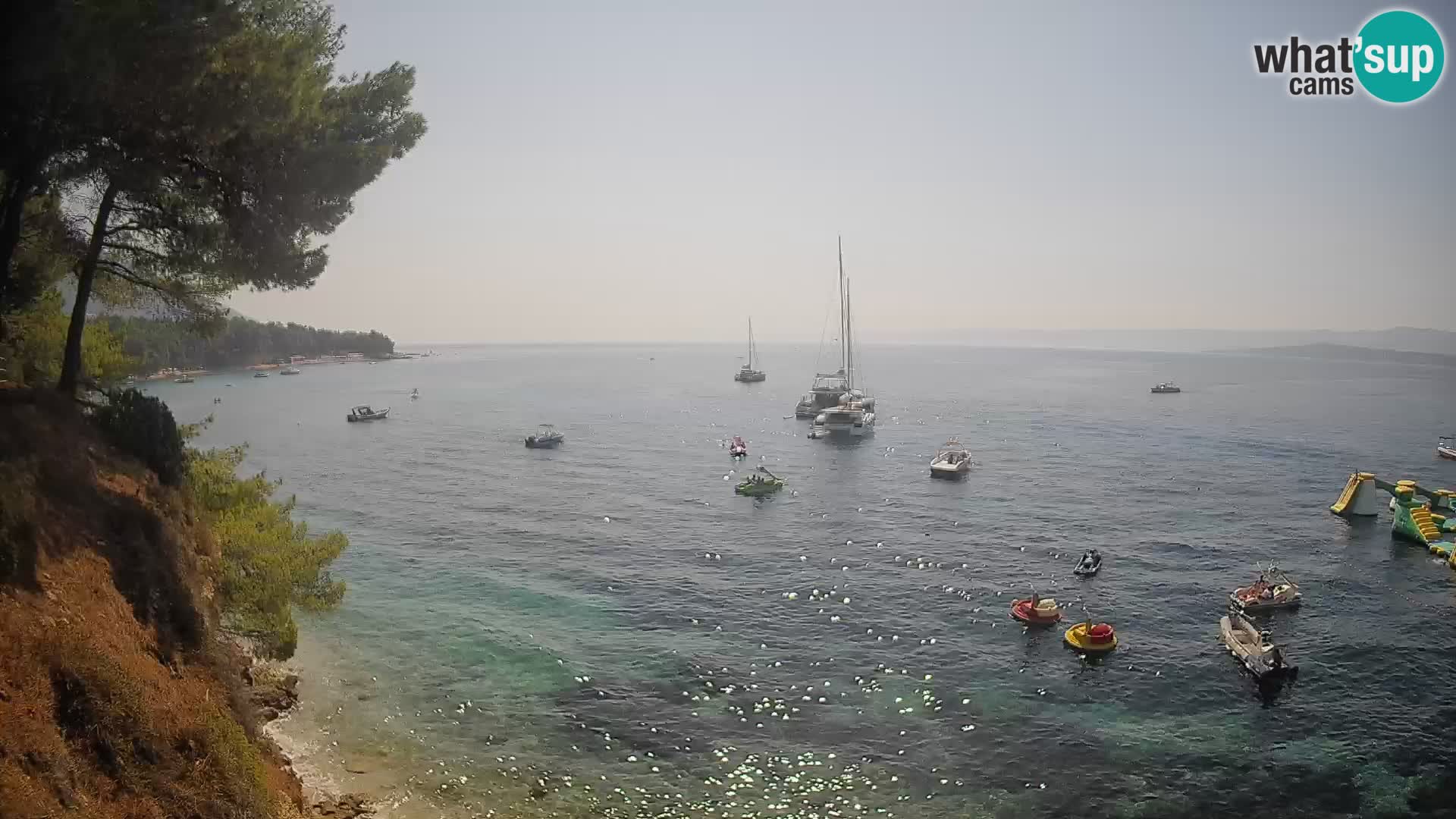 Webcam Potočine Beach Bol – Live View of Borak Beach, Brač Island