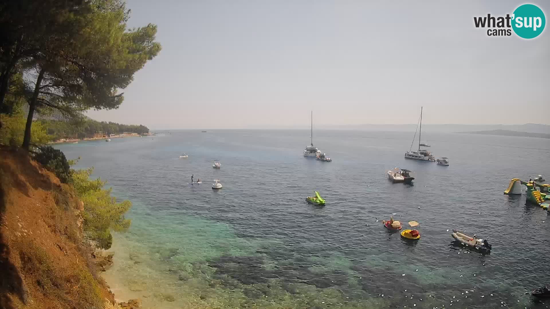 Webcam Potočine Beach Bol – Live View of Borak Beach, Brač Island