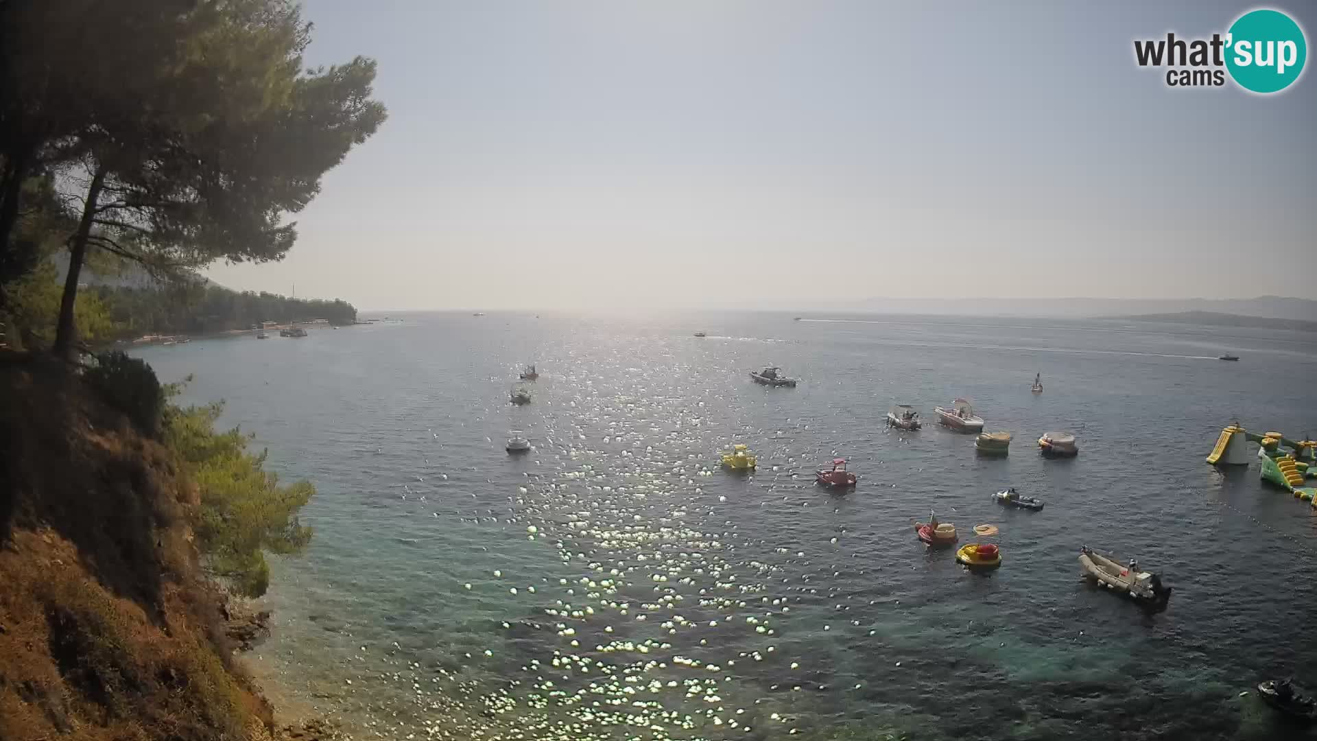 Webcam Strand Potočine Bol – Liveblick auf Borak Beach, Insel Brač