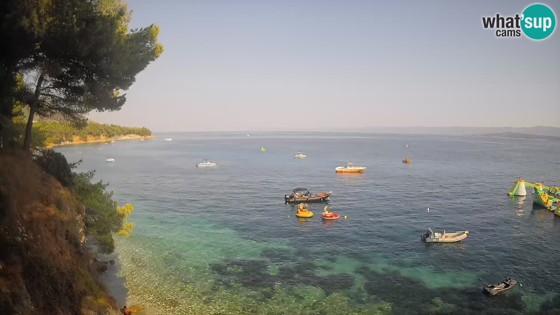 Webcam Potočine Beach Bol – Live View of Borak Beach, Brač Island
