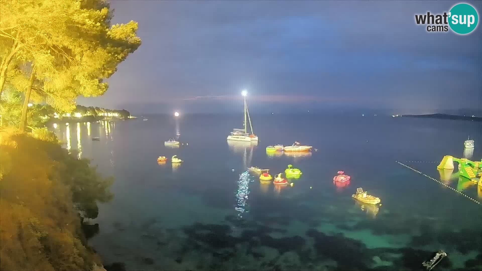 Webcam Potočine Beach Bol – Live View of Borak Beach, Brač Island