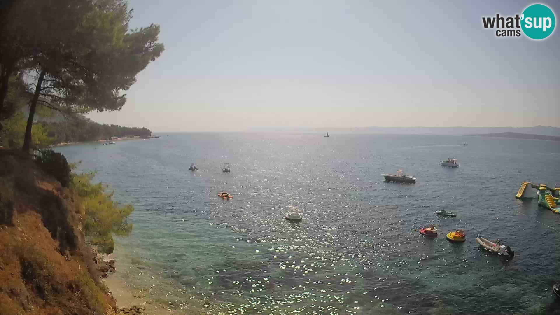 Webcam Potočine Beach Bol – Live View of Borak Beach, Brač Island