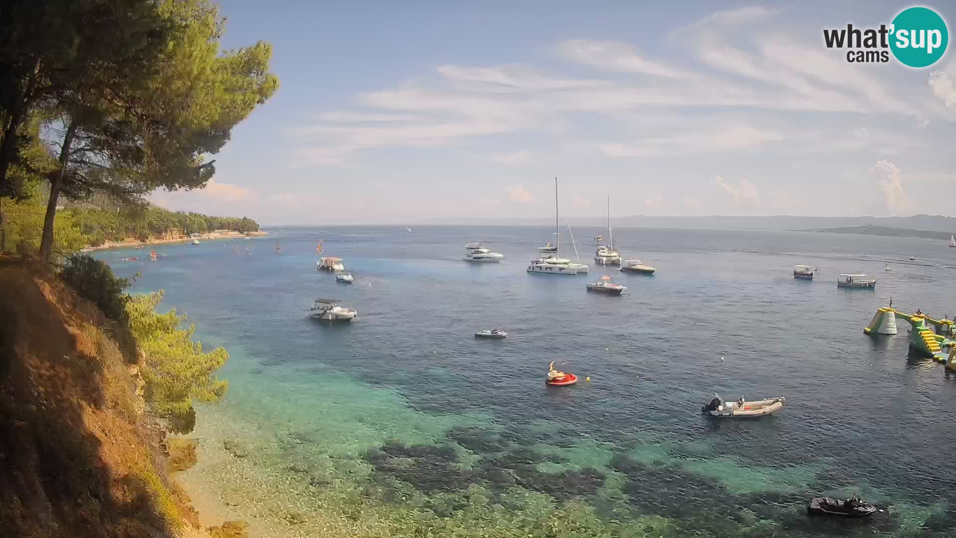 Webcam Strand Potočine Bol – Liveblick auf Borak Beach, Insel Brač