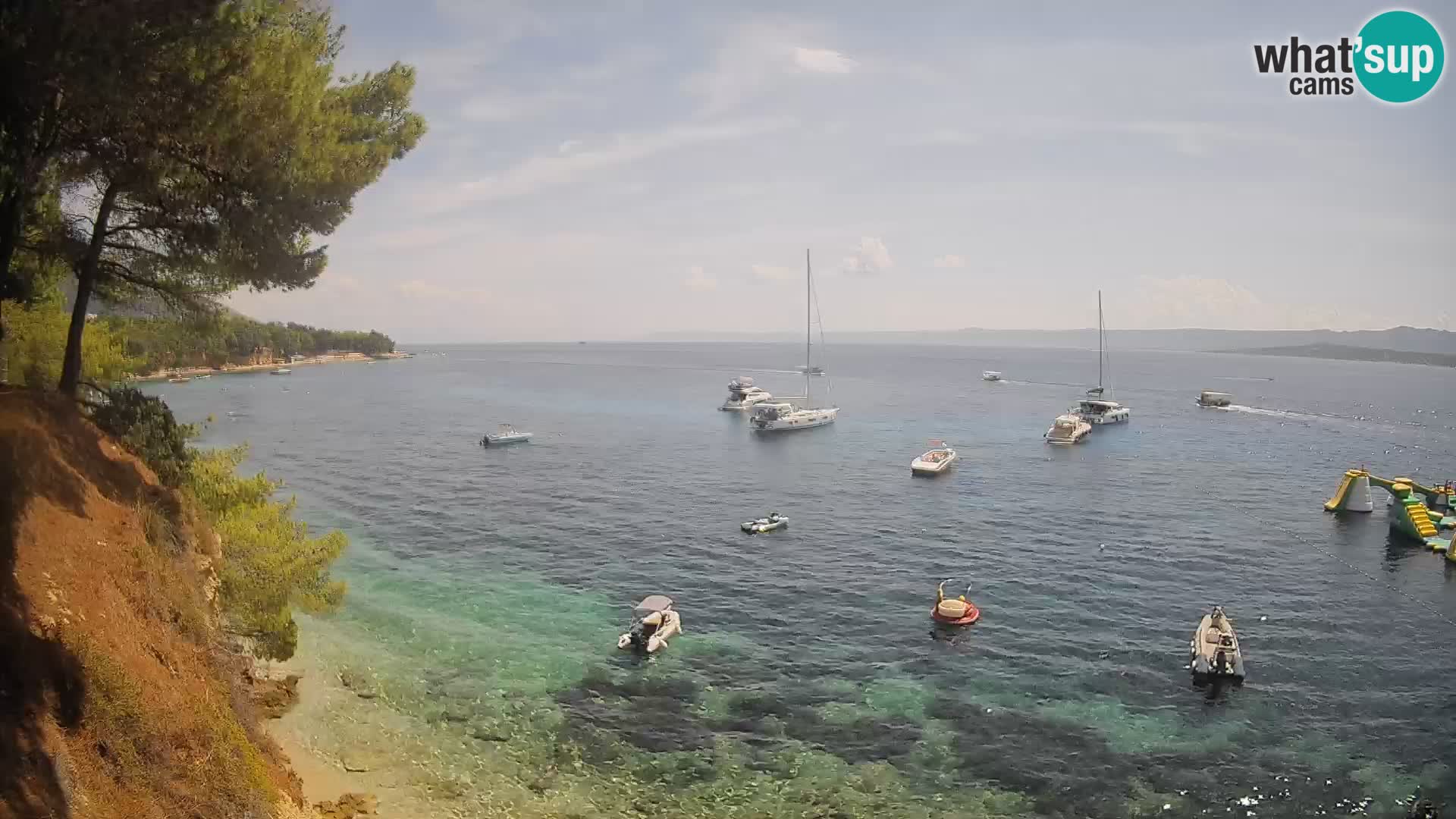 Webcam Potočine Beach Bol – Live View of Borak Beach, Brač Island