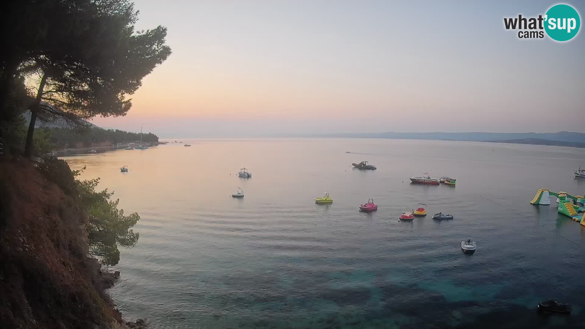 Webcam plage Potočine Bol – Vue en direct sur Borak Beach, île de Brač