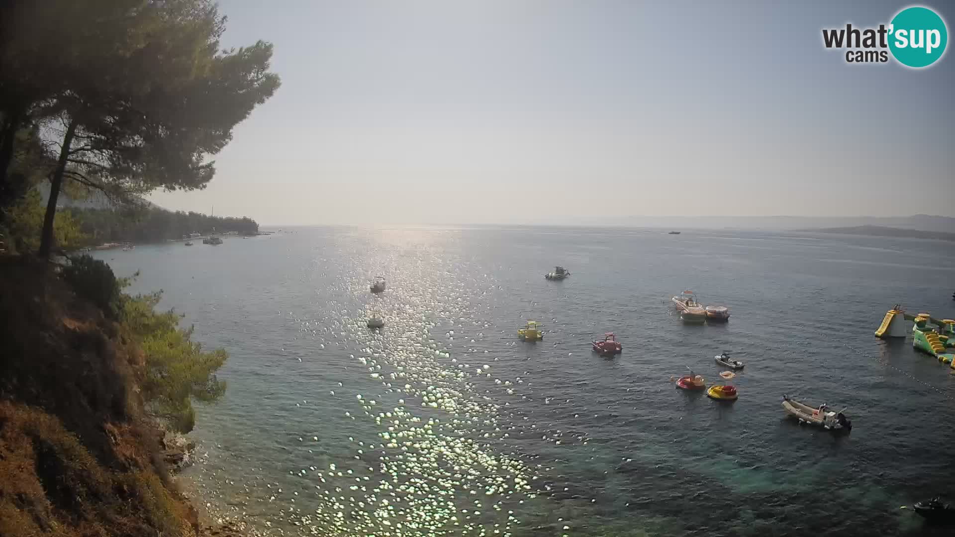 Webcam Strand Potočine Bol – Liveblick auf Borak Beach, Insel Brač