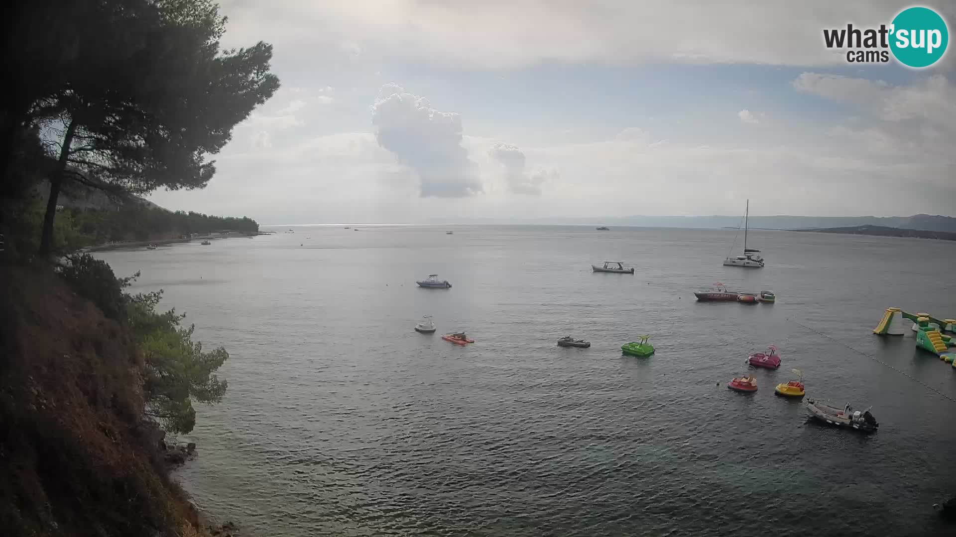 Webcam Strand Potočine Bol – Liveblick auf Borak Beach, Insel Brač