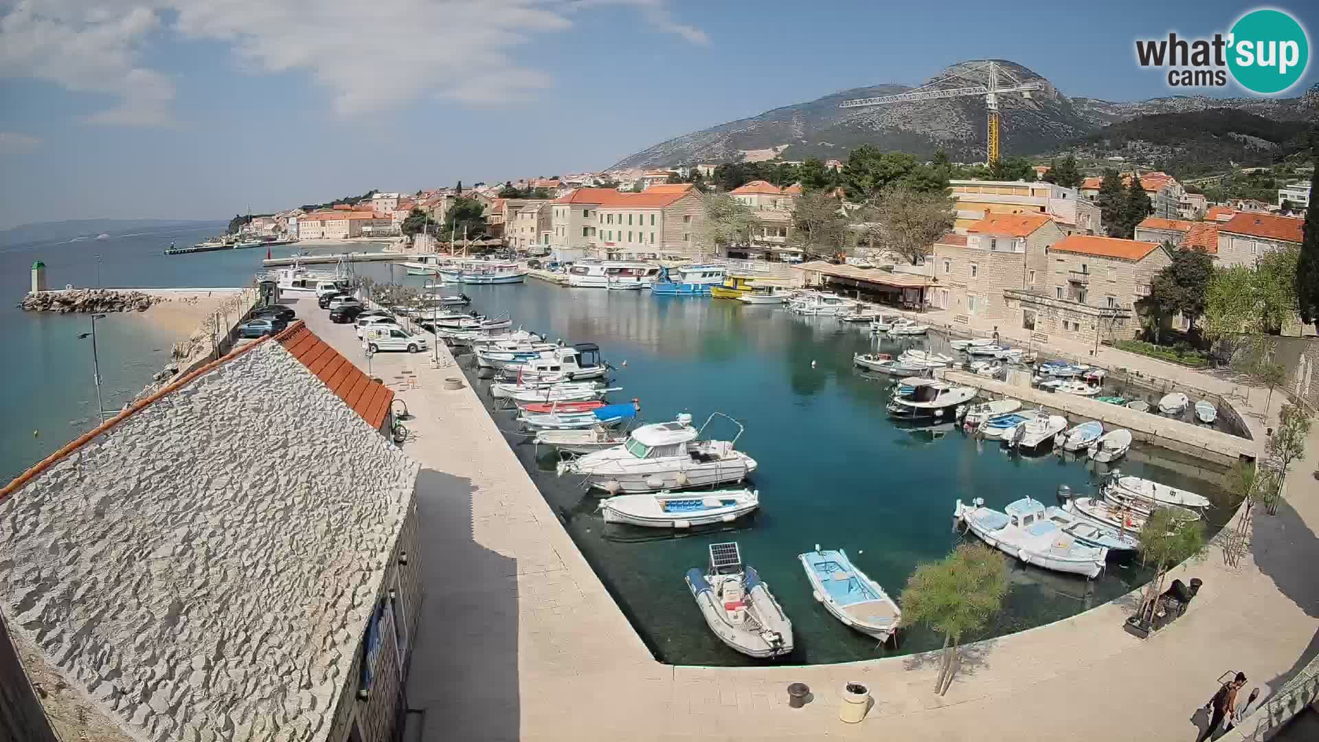 Webcam Bol Hafen – Liveblick auf Bol Riva & Marina