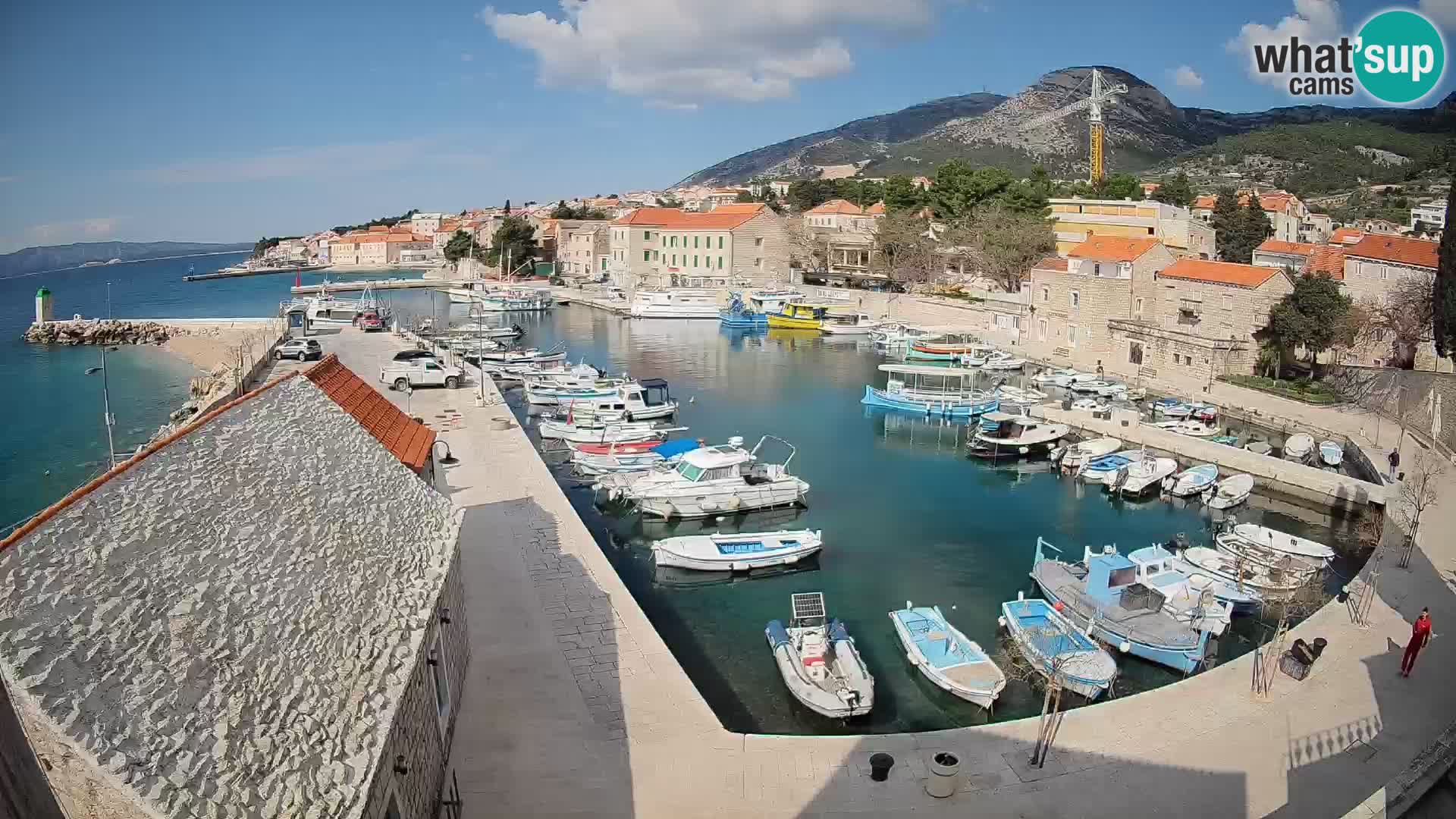 Webcam Bol Hafen – Liveblick auf Bol Riva & Marina