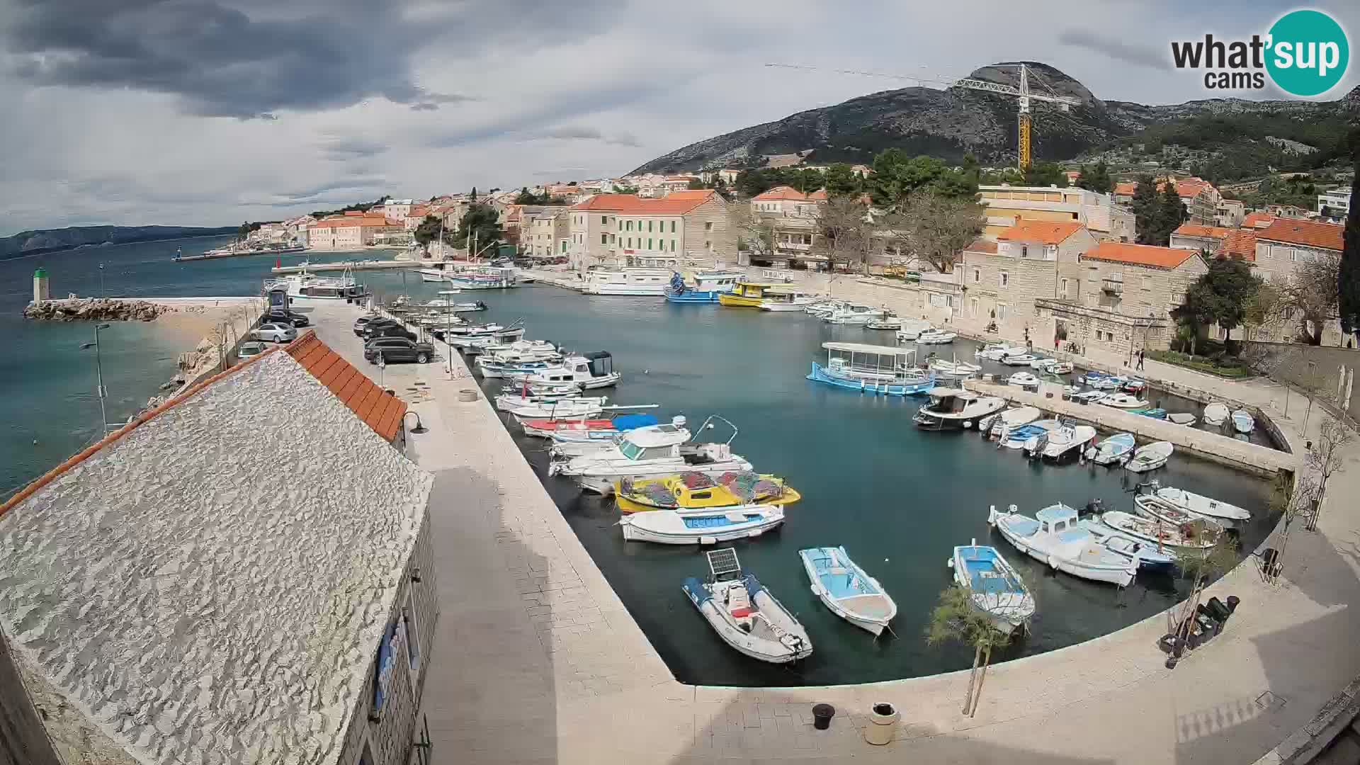 Webcam Bol Hafen – Liveblick auf Bol Riva & Marina