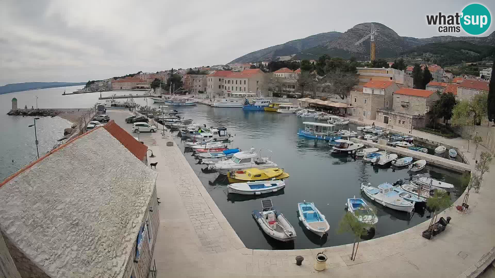 Webcam Bol Hafen – Liveblick auf Bol Riva & Marina