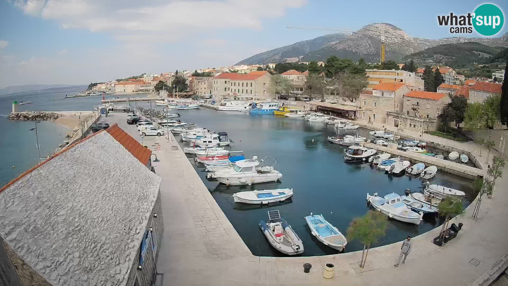 Webcam Bol Hafen – Liveblick auf Bol Riva & Marina
