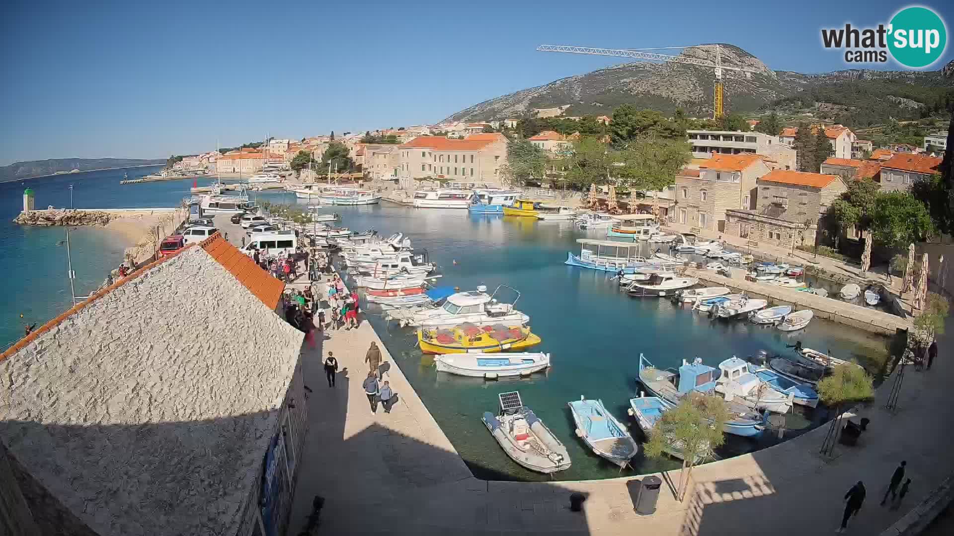 Webcam Bol Hafen – Liveblick auf Bol Riva & Marina