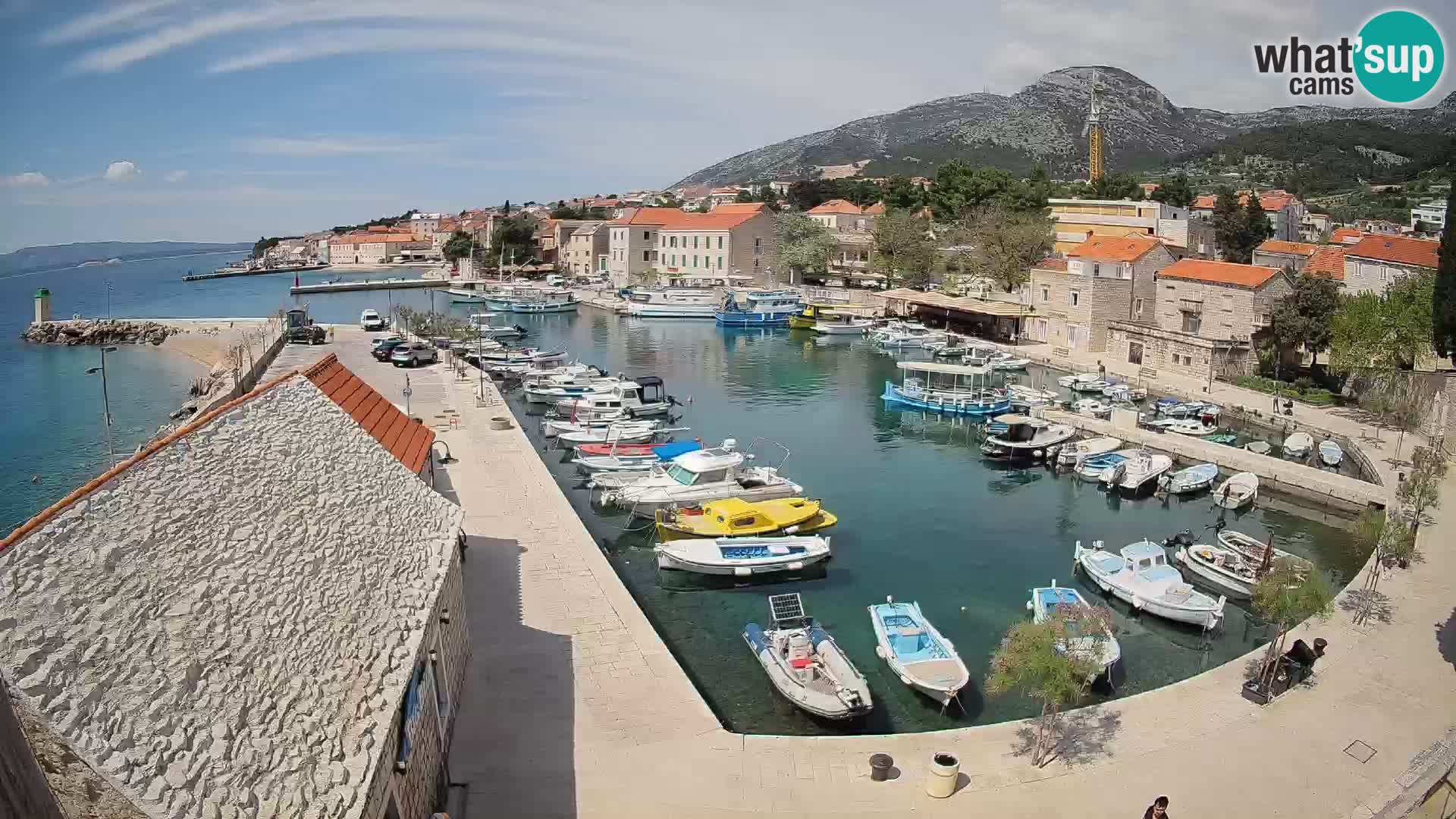 Webcam Bol Hafen – Liveblick auf Bol Riva & Marina