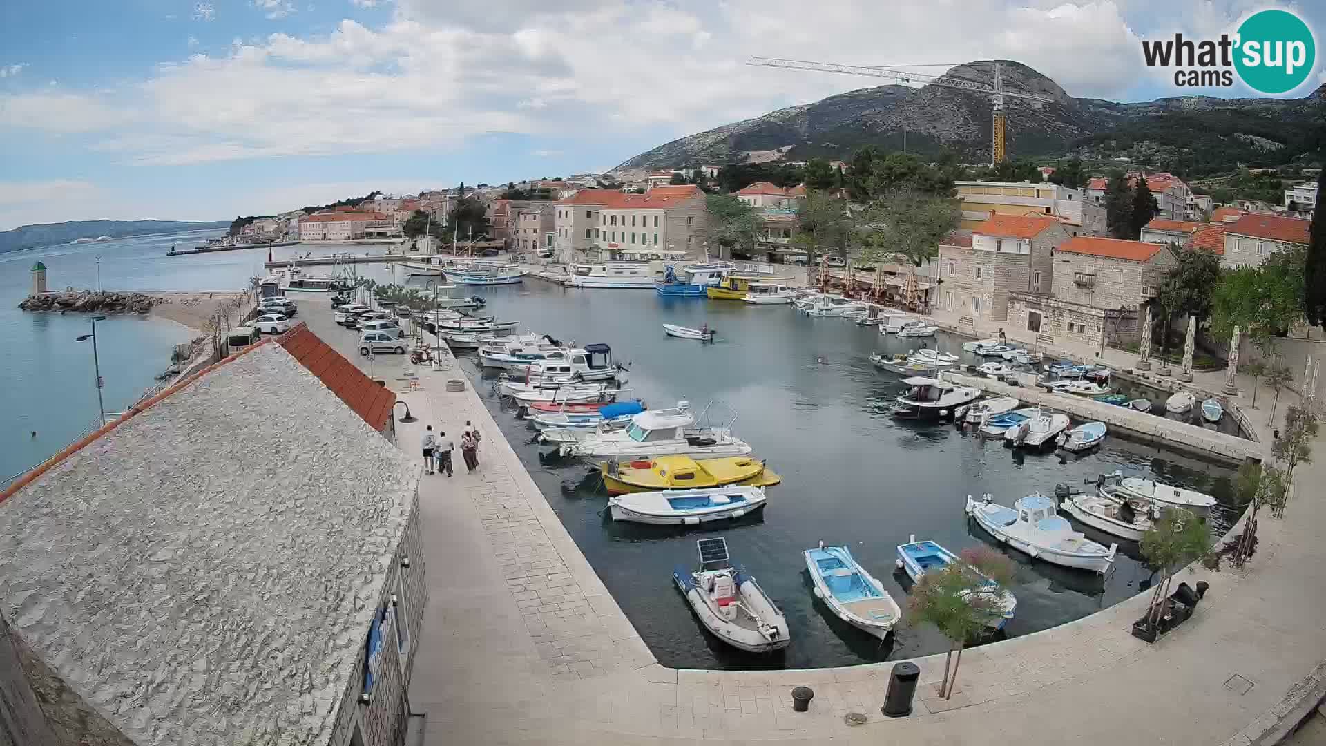 Webcam Bol Harbour – Live View of Bol Riva & Marina