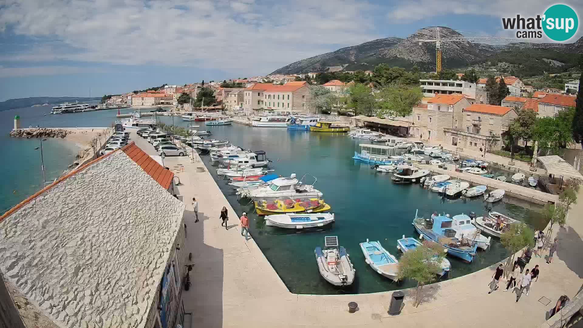 Webcam Bol Harbour – Live View of Bol Riva & Marina