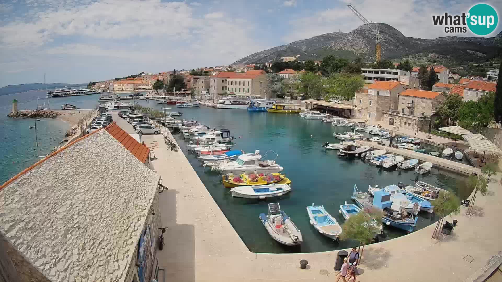 Webcam Bol Harbour – Live View of Bol Riva & Marina