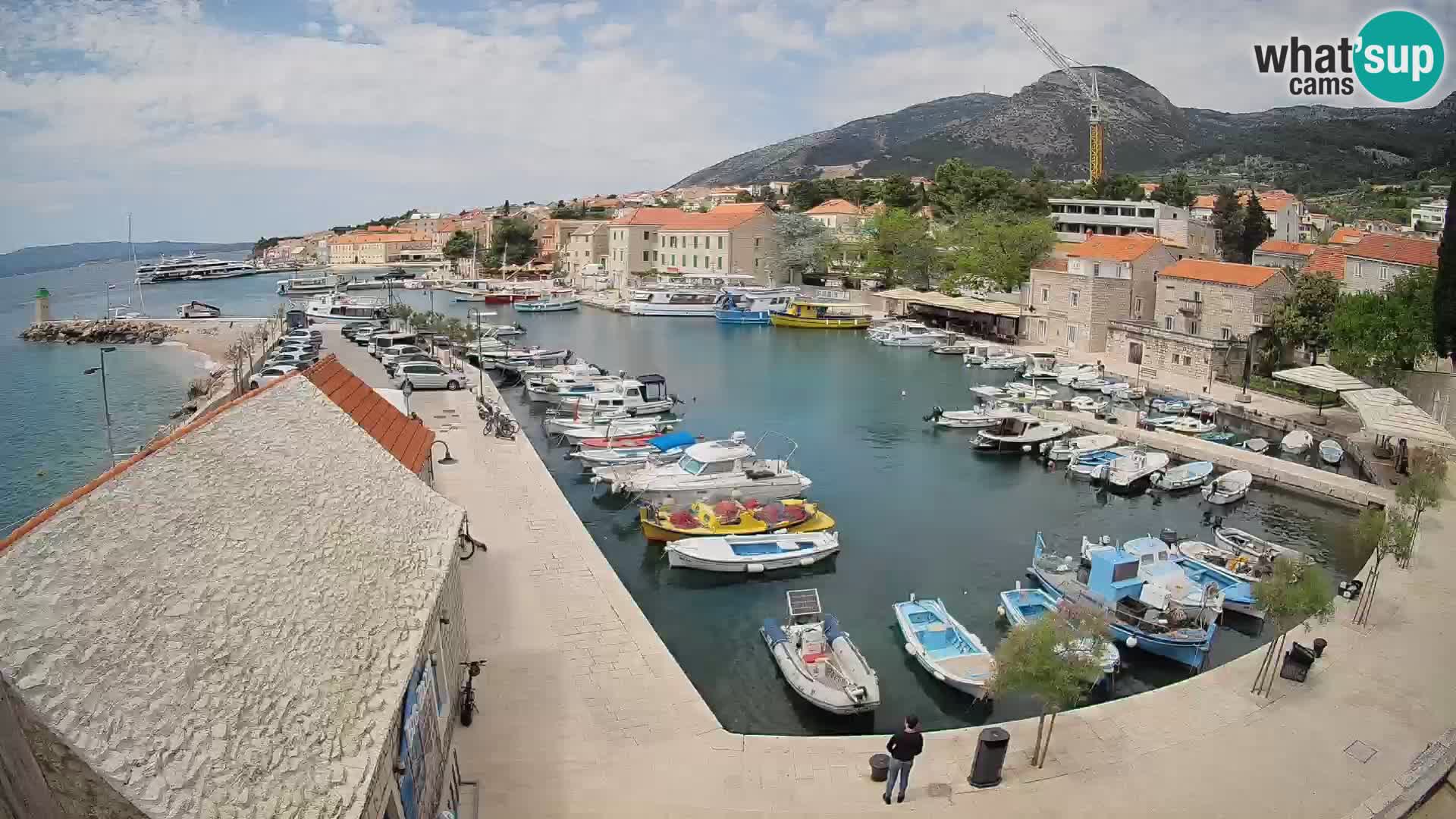 Webcam Bol Harbour – Live View of Bol Riva & Marina