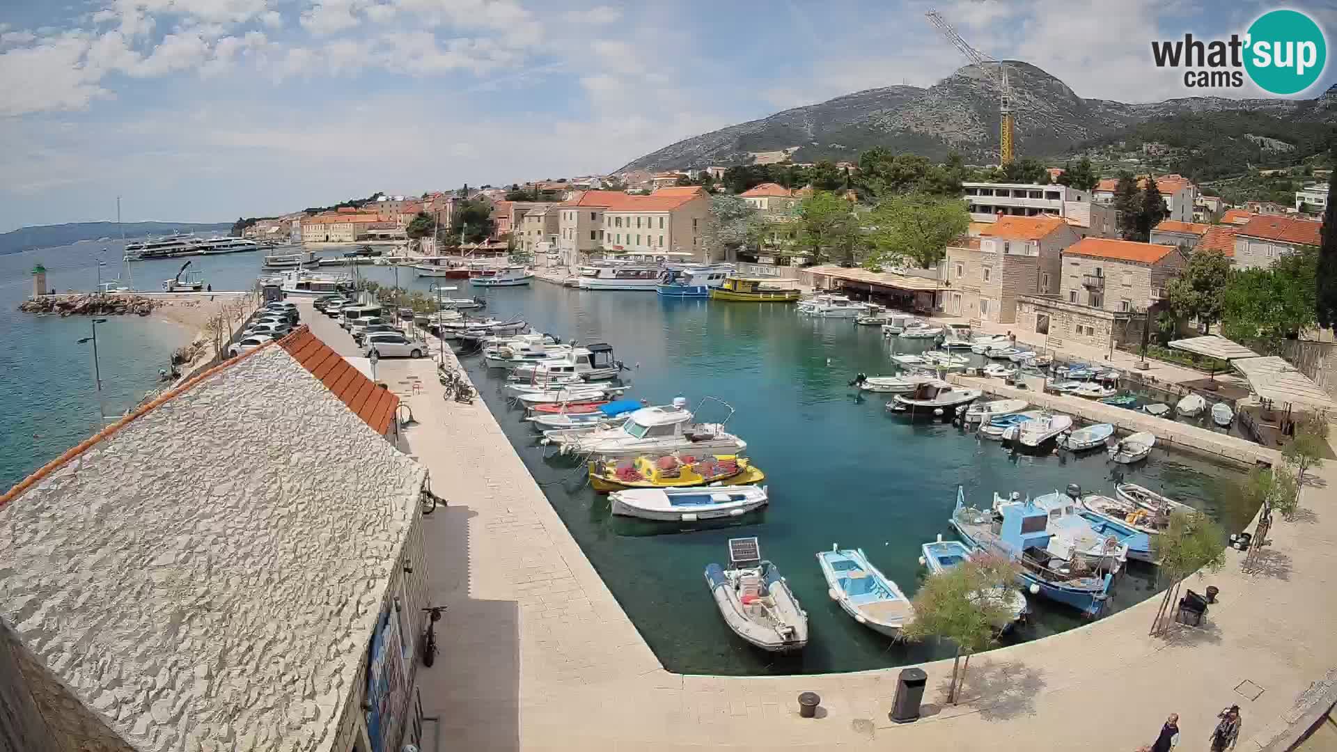 Webcam Bol Harbour – Live View of Bol Riva & Marina