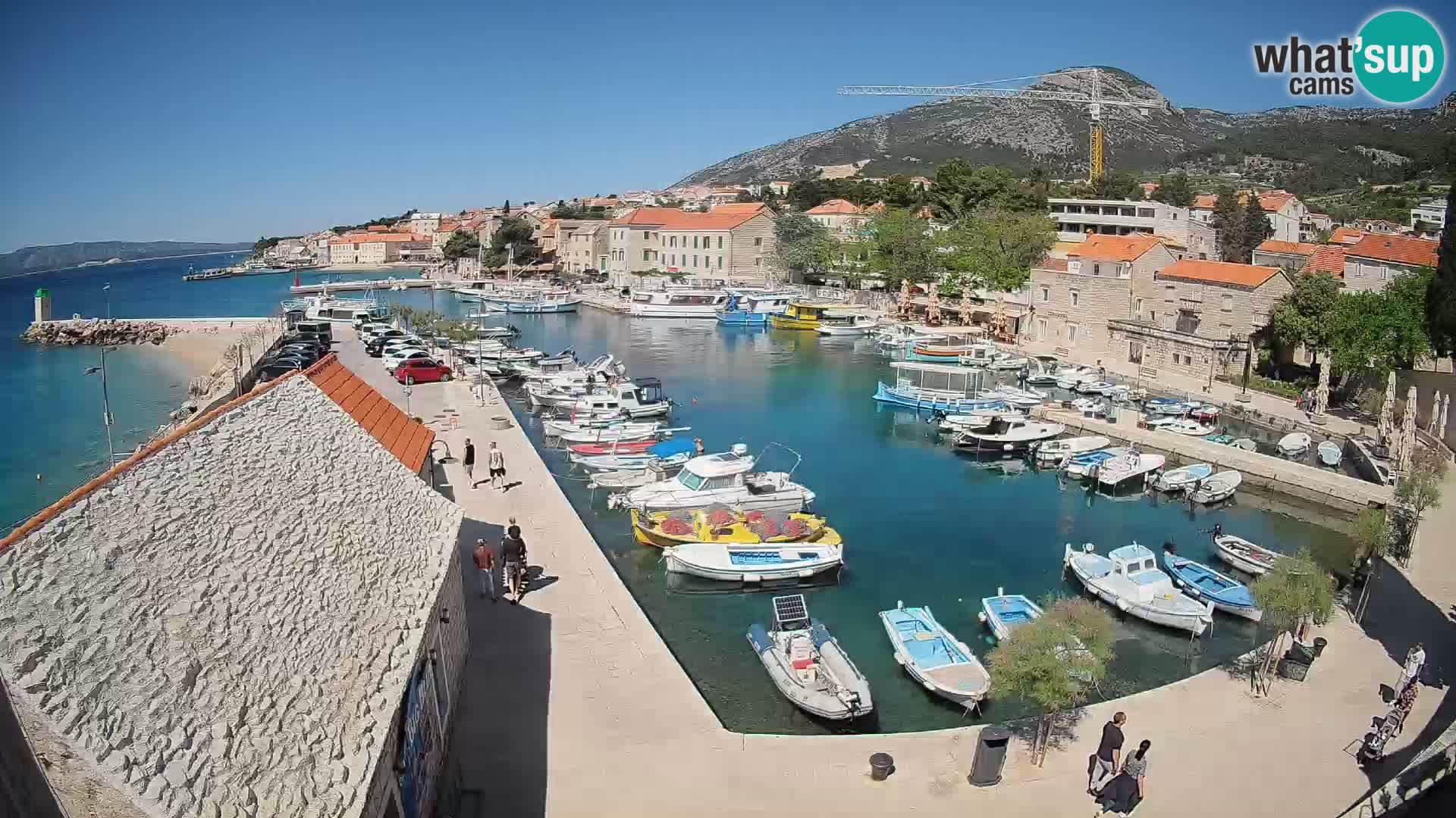 Webcam Bol Harbour – Live View of Bol Riva & Marina