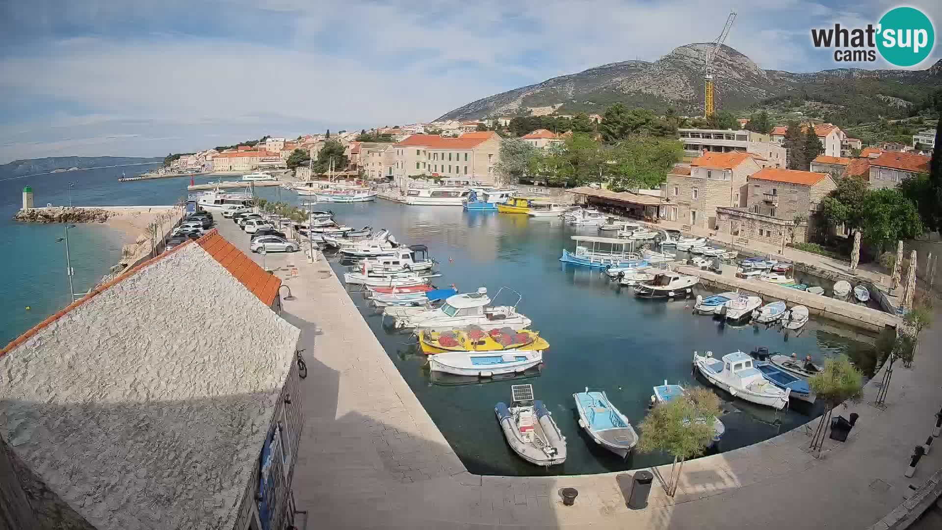 Webcam Bol Hafen – Liveblick auf Bol Riva & Marina
