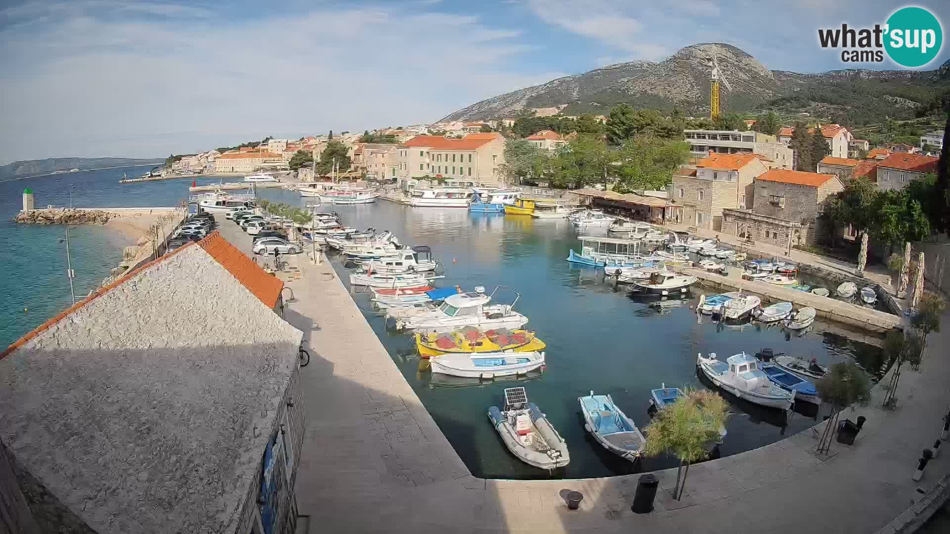 Webcam Bol Harbour – Live View of Bol Riva & Marina