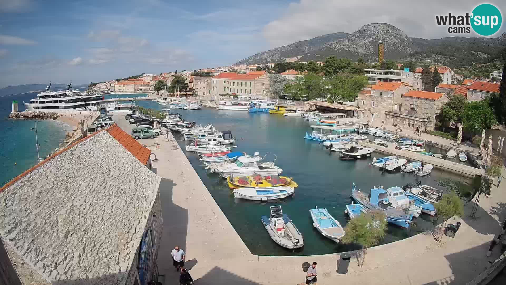 Webcam Bol Harbour – Live View of Bol Riva & Marina
