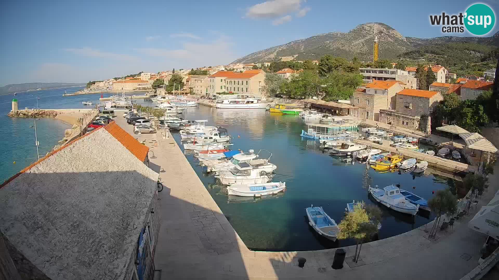 Webcam Bol Hafen – Liveblick auf Bol Riva & Marina