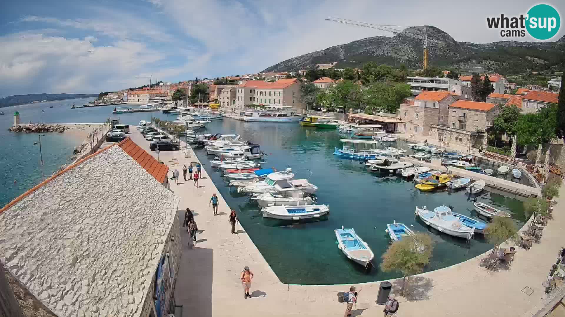 Webcam Bol Harbour – Live View of Bol Riva & Marina