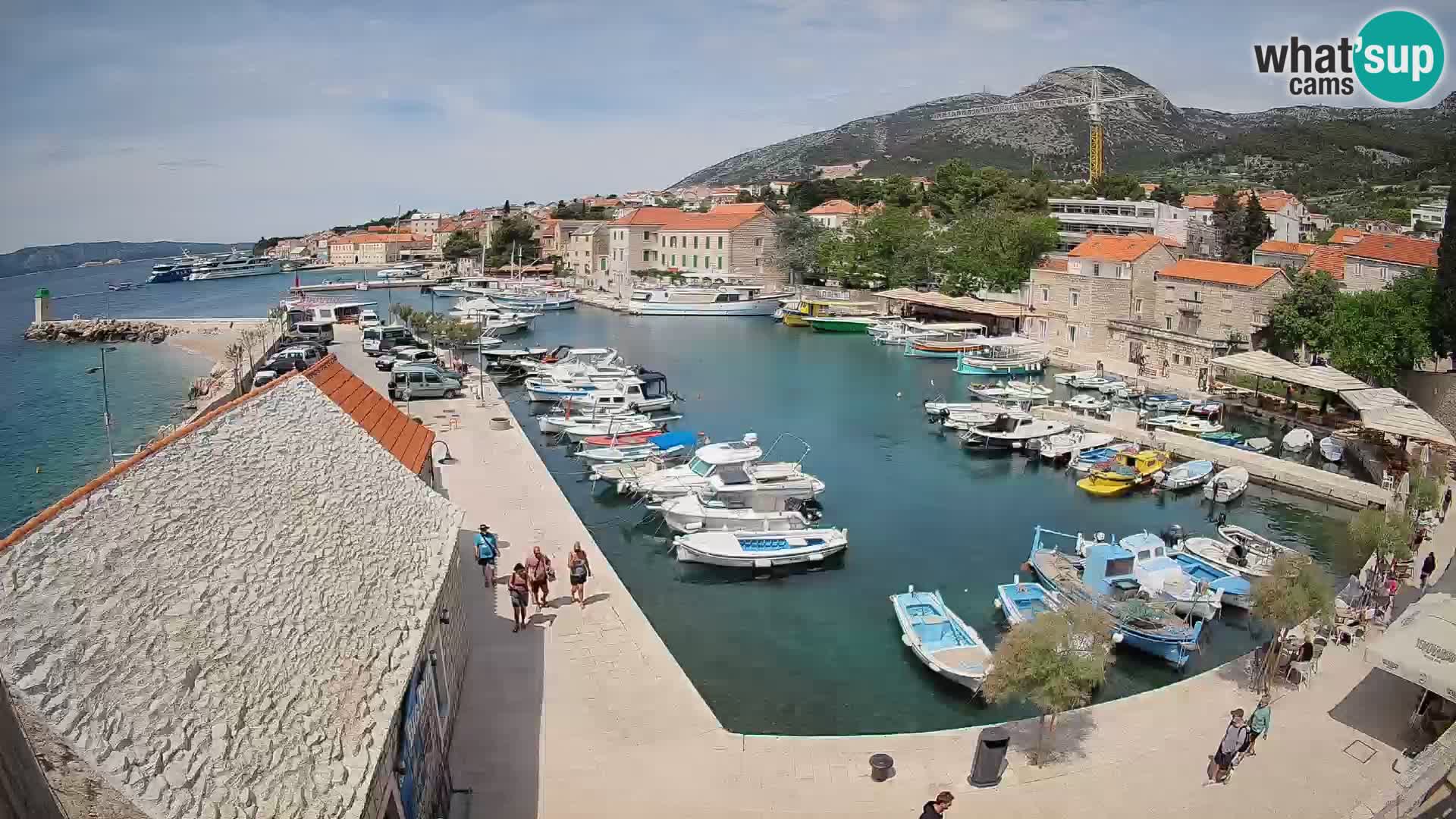Webcam Bol Harbour – Live View of Bol Riva & Marina