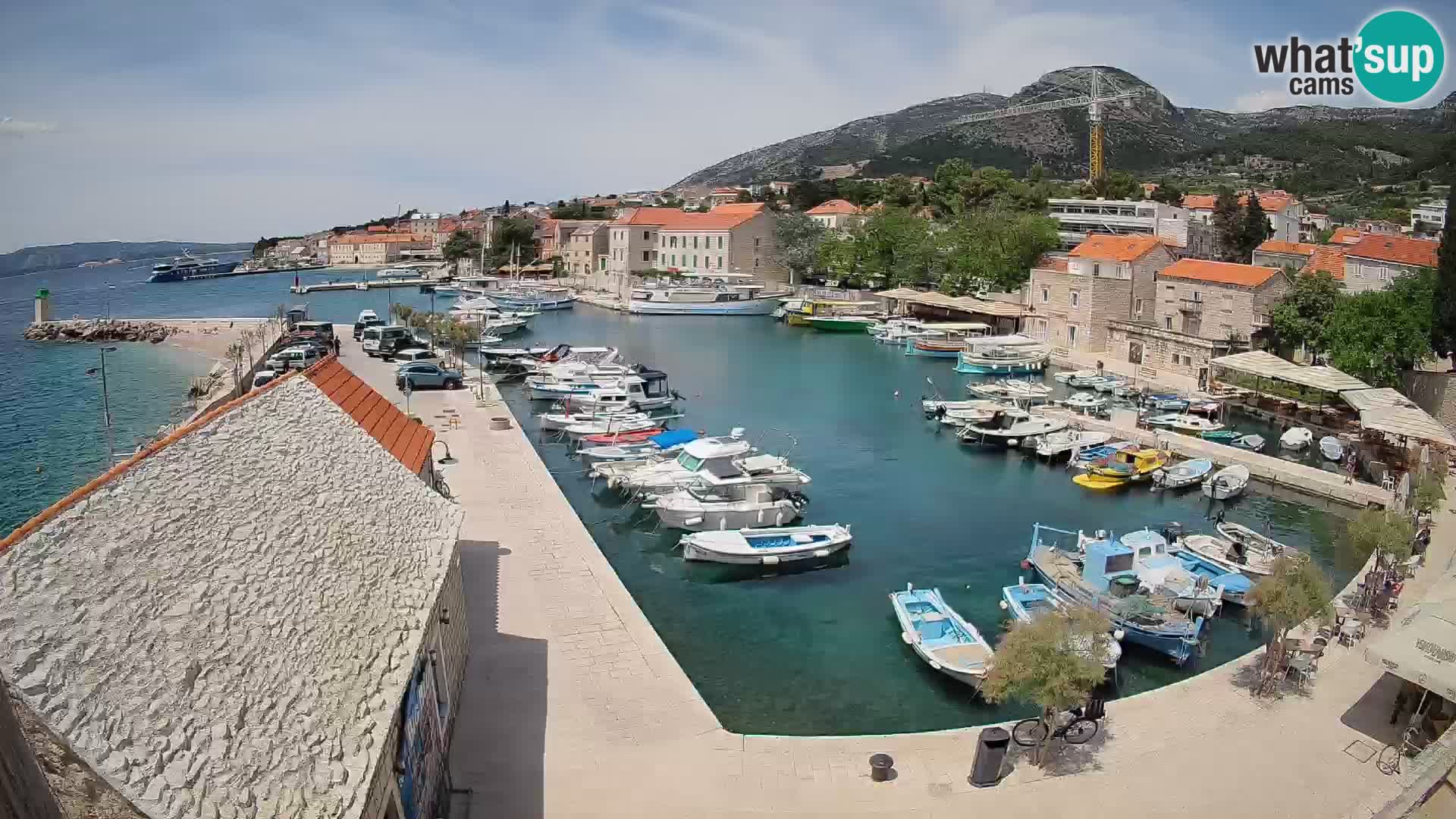 Webcam Bol Harbour – Live View of Bol Riva & Marina