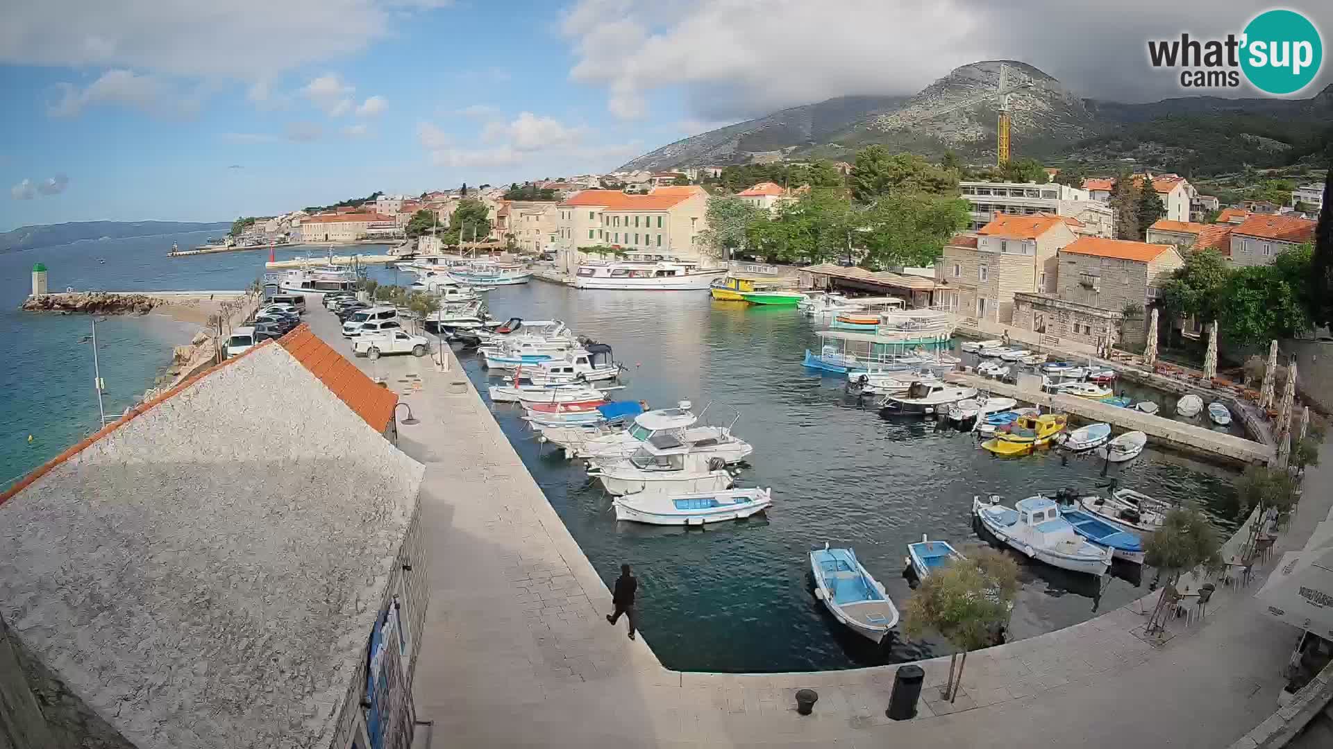 Webcam Bol Hafen – Liveblick auf Bol Riva & Marina